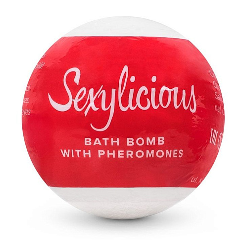 Бомбочка для ванны с феромонами Obsessive Bath bomb with pheromones Sexy
