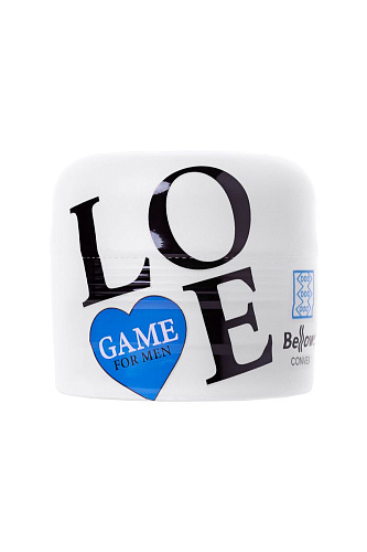 Нереалистичный мастурбатор-гармошка белого цвета Lovegame Lovegame High Pressure Convex 200906