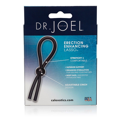 Лассо на пенис из латекса чёрного цвета California Exotic Novelties Dr. Joel Kaplan Erection Enhancing Lasso Rings SE-5651-03-3