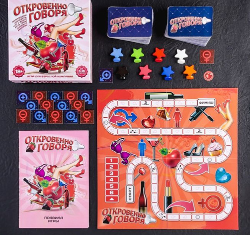 Игра для вечеринки Сима-Ленд «Откровенно говоря» 1062356