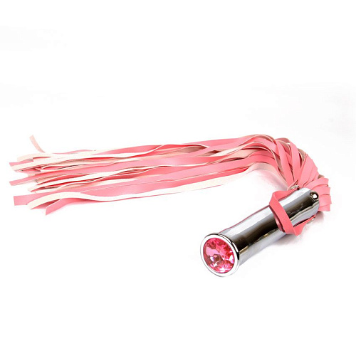 Розовая плетка с розовым кристаллом на рукояти Bior toys Notabu NTB-80483 (58 см)