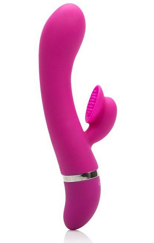 Розовый вибромассажёр California Exotic Novelties Foreplay Frenzy Climaxer SE-0737-15-2 (19,7 см)