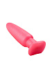 Гладкий розовый анальный плаг LOVETOY (А-Полимер) 436800 (18,5 см)