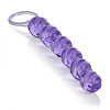 Фиолетовая анальная цепочка California Exotic Novelties Swirl Pleasure Beads SE-1315-14-2 (20 см)