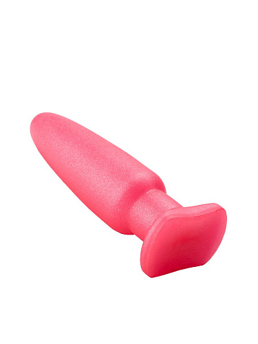 Гладкий розовый анальный плаг LOVETOY (А-Полимер) 436800 (18,5 см)