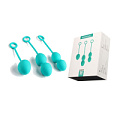 Набор зелёных вагинальных шариков со смещённым центром тяжести мятного цвета Svakom Nova Ball SSYB-GRN