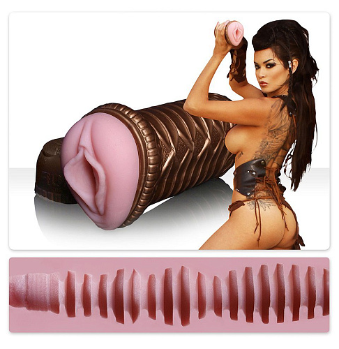 Мастурбатор-вагина розового цвета Fleshlight Blade FL679