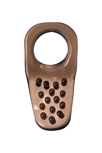 Дымчатое эрекционное кольцо с точками ToyFa 748030