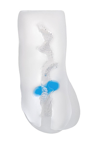 Прозрачный реалистичный мастурбатор ToyFa Juicy Pussy Hot Crystal 894003