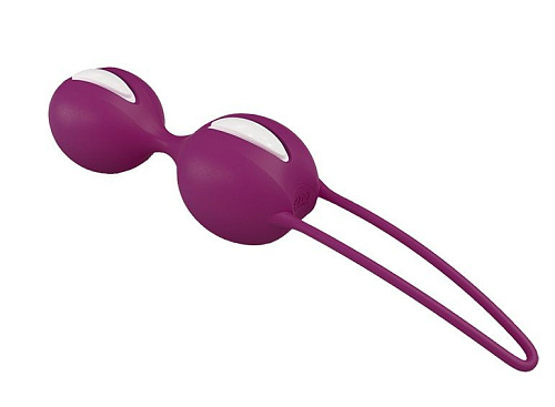 Фиолетовые вагинальные шарики Fun Factory Smartballs Duo 34165