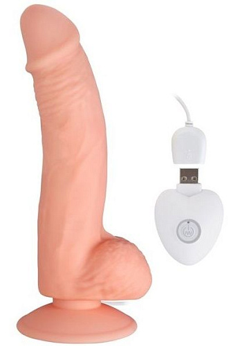 Телесный вибратор Howells SEDUCER 20 Function Veined Dong 170312Flesh (20 см)