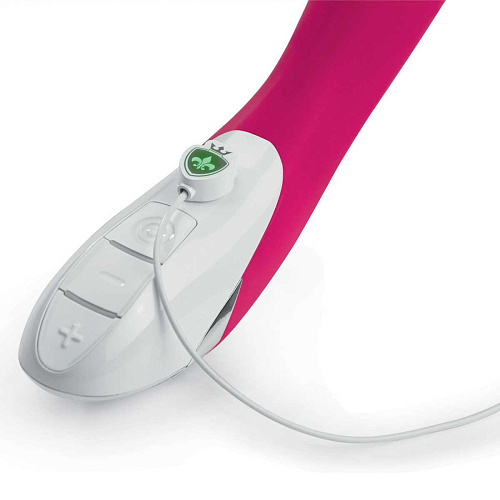 Ярко-розовый вибратор MyStim Danny Divido 46810 (27 см)