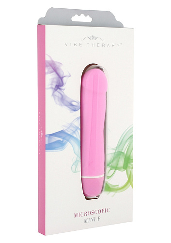 Розовый мини-вибратор Vibe Therapy Microscopic Mini P 50826 (12,5 см)