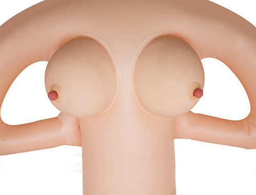 Надувная секс-кукла телесного цвета с вибрацией Topco Sales TLC Kayden 1002015