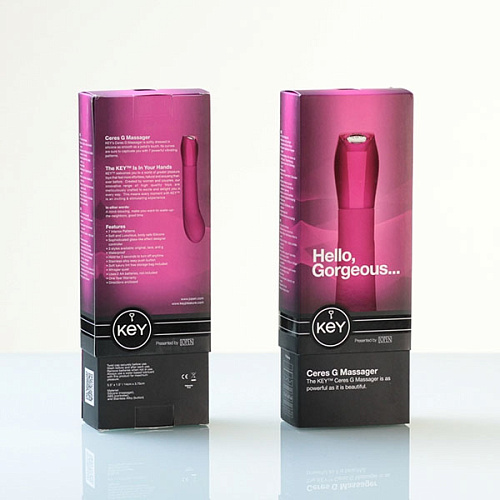 Розовый вибромассажёр Jopen Ceres G Spot JO-8052-00-3