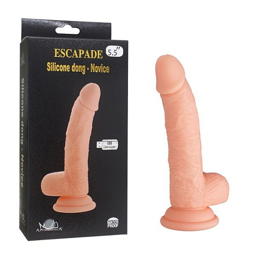 Телесный вибратор-реалистик Howells Novice 170201Flesh (16,5 см)