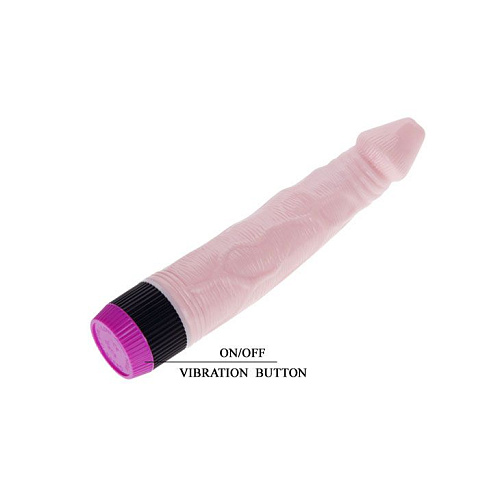 Вибромассажёр розового цвета Baile BW-001081-1002S (22,5 см)