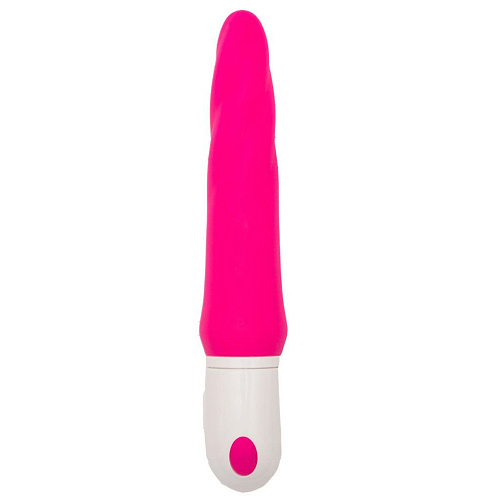 Розовый гибкий рельефный вибратор RestArt Sparta RA-303_r (23 см)