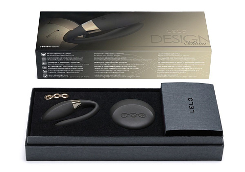 Чёрный вибратор для пар Lelo Tiani 2 Design Edition Black LEL5943