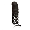Силиконовый удлинитель чёрного цвета члена с фиксацией California Exotic Novelties Silicone 2 Extension SE-1629-05-2