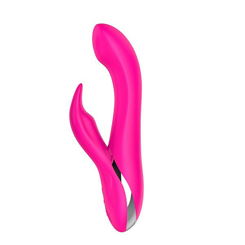 Розовый вибратор со стимулятором клитора Tonga NAGHI №19 RECHARGEABLE DUO VIBRATOR 530019