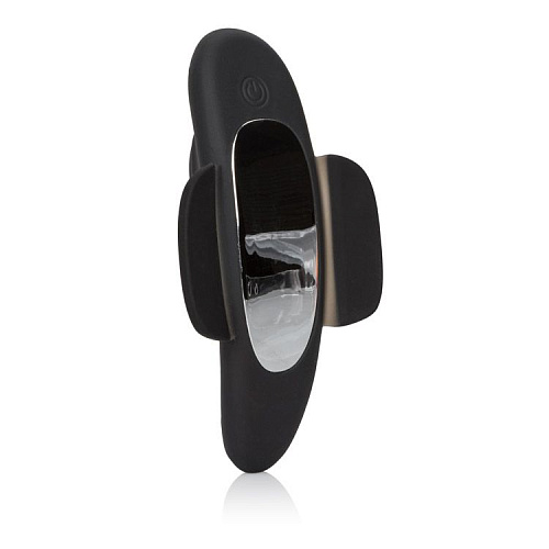 Чёрный вибростимулятор для ношения в трусиках California Exotic Novelties Lock-N-Play Remote Panty Teaser SE-0077-60-3