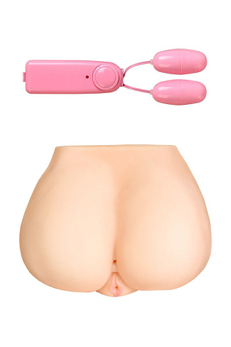 Пышная попка телесного цвета и вагина с вибрацией ToyFa 893014