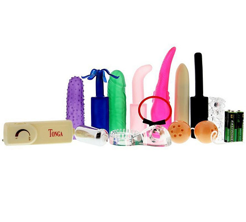 Яркий разноцветный вибронабор Seven Creations SEX TOY KIT MULTI COLORS 4404MKJ-BX