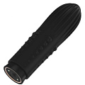 Чёрная вибропуля Shots Media BV Turbo Rechargeable Bullet Lush ELE011BLK (9,8 см)