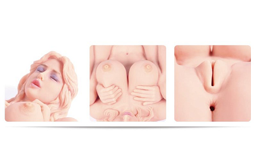 Телесный мастурбатор с двойным слоем материала KOKOS Victoria M01-003-05D