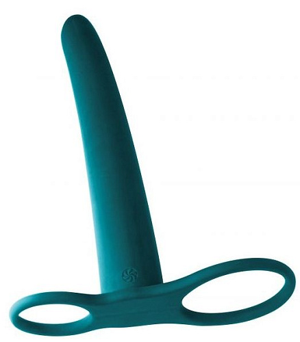 Зелёная насадка для двойного проникновения Lola toys Gimlet 1200-03lola (16 см)