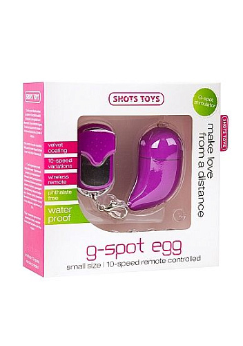 Фиолетовое виброяйцо Shots Media BV G-spot Egg Small SHT087PUR