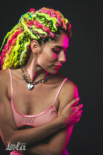 Серебристый ошейник с ключиком Lola toys Embrace 1093-01lola