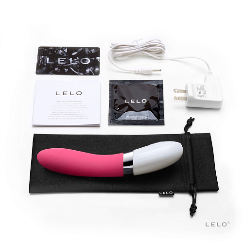 Розовый перезаряжаемый вибратор Lelo Liv 2 Cerise LEL7909 (17,4 см)