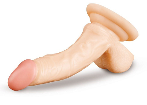 Телесный фаллоимитатор на присоске Brazzers DWS010 (17,5 см)