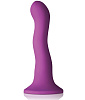 Фиолетовый изогнутый фаллоимитатор NS Novelties Colours Wave 6 Dildo NSN-0409-15