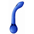 Синий стимулятор из стекла Shots Media BV Chrystalino G-Rider CHR021BLU (18,3 см)
