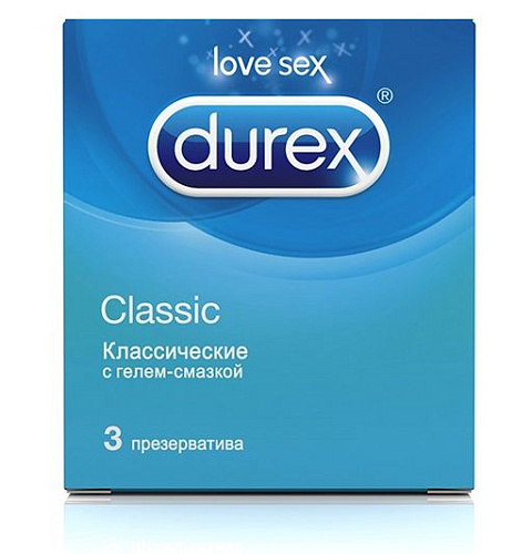 Классические презервативы Durex Classic №3 (3 шт)