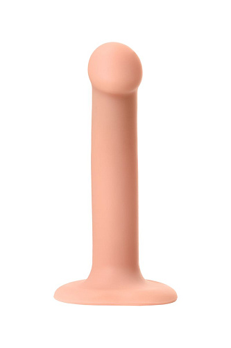 Телесный фаллос на присоске Strap-on-me Silicone Bendable Dildo S 6013090 (17 см)