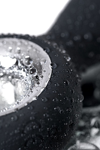 Чёрно-серебристый анальный стимулятор POPO Pleasure Sagitta 731447 (15 см)