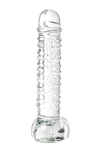 Стеклянный прозрачный фаллоимитатор Sexus Sexus Glass 912297
