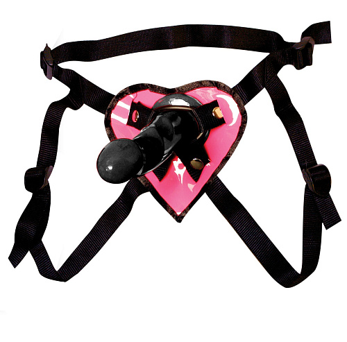 Женский страпон на трусиках с сердечком Pipedream PD2163-11 (16,5 см)