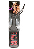 Чёрный пэддл с красной надписью Allure Lingerie X-Play «SLAVE» 2053