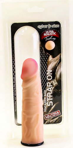 Телесная насадка для страпона Harness LOVETOY (А-Полимер) 841102 (18 см)