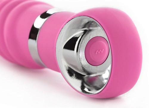 Розовый силиконовый вибратор Closet Collection CHRISTIANE SOUL 390025 (17,8 см)