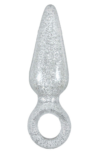 Прозрачная анальная пробка с кольцом NS Novelties Booty Pops NSN-0280-21 (10 см)