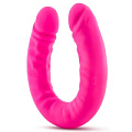 Розовый двусторонний фаллоимитатор Blush Novelties 18 inch Silicone Slim Double Dong BL-32290 (45,7 см)