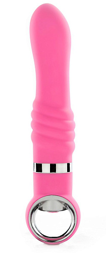 Розовый силиконовый вибратор Closet Collection CHRISTIANE SOUL 390025 (17,8 см)