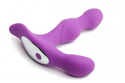 Сиреневый вибромассажёр простаты с двумя моторами 4sexdreaM 47498