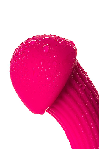 Розовый вибратор с шаровидной головкой A-toys 761025 (20 см)
